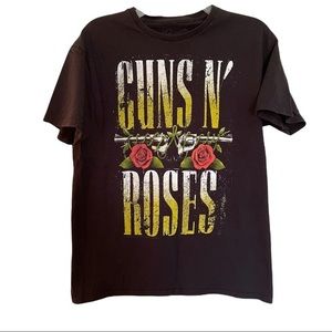 BRAVADO Guns N Roses Graphic T-Shirt 100% Cotton Black Size Medium